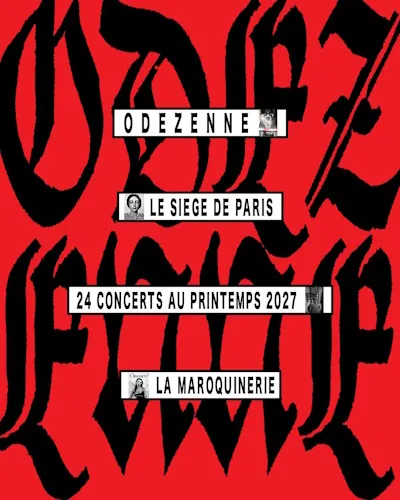 Odezenne s'installera à La Maroquinerie en mai-juin 2027 pour 24 ...