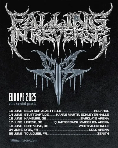 FALLING IN REVERSE actualités 2026 : news, annonces et nouveautés ...